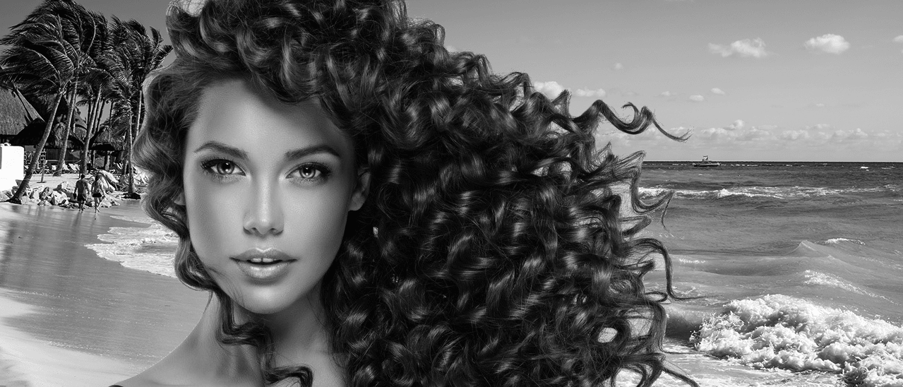 Girl With Beautiful Curly Hair